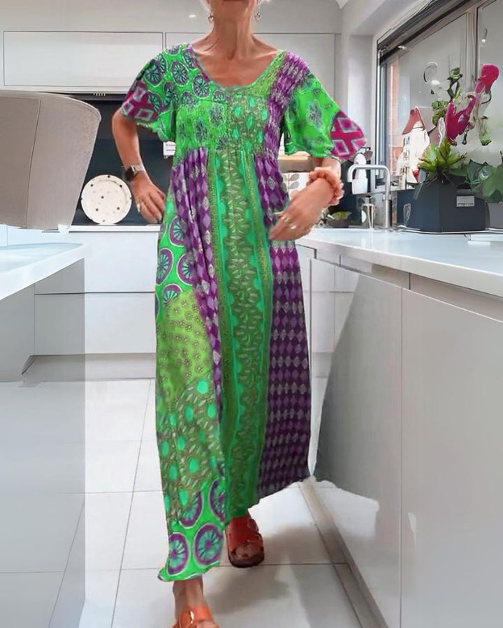 Doryda | Kolorowa Boho Sukienka Letnia